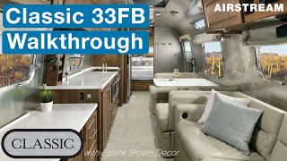 Airstream 2022 Classic 33FB Travel Trailer Walkthrough [upl. by Dygal]