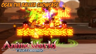 Anime World Tower Defense Ogen The Baller Ogun is A Great DOT Unit [upl. by Korie614]