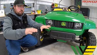 John Deere TX 4X2 Gator Walkaround and Product Overview [upl. by Eenhpad395]