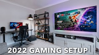 My 2022 Gaming Setup amp Room Tour [upl. by Izy]