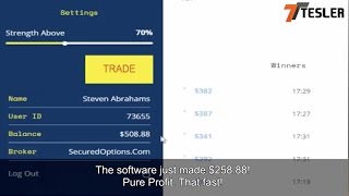 Tesler Investments By Steven Abrahams Bank 3K With Tesler Trading APP NOW [upl. by Lleynod]