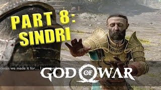 God Of War Sindri and the Foothills  Walkthrough part 8 [upl. by Aletsirc]