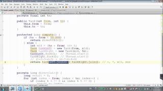 GolovachCourses Java Multithreading 18112014 Lecture 151 ForkJoin Recursion parallels [upl. by Ybanrab]