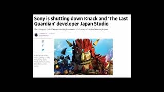 Dunkey “Sony has shutdown the studio that makes Knack” [upl. by Aisile]