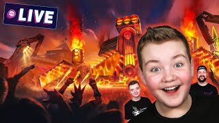 Playing The New Fortnite Metallica Concert LIVE Uploads of Fun [upl. by Nolubez]