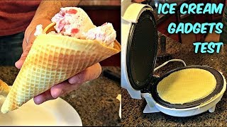 7 Ice Cream Gadgets put to the Test part 2 [upl. by Stannfield417]