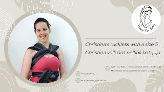 Christinas ruckless with a size 5  Christina vállpánt nélküli batyuja [upl. by Ilocin666]