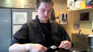 Cooking How to shape soft cheese using spoons [upl. by Rosemarie341]