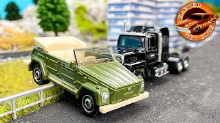 Diecast Model Cars amp Trucks on my 164 scale diorama [upl. by Retsevlys]