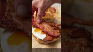 Bagel Bacon Breakfast Sandwich [upl. by Irpak]