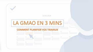 🚀 La GMAO en 3 minutes  La planification 📅 [upl. by Eibob]