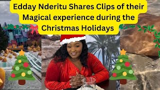 Edday Nderitu Shares Clips of their Magical experience during Christmas eddaynderitu samidoh usa [upl. by Pinckney]