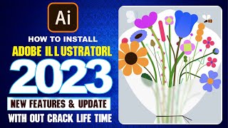 How To Install Adobe Illustrator 2023 l Adobe Illustrator 2023 Easy Install  With Zakki Graphics [upl. by Eerihs312]