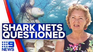 Effectiveness of shark nets called into question after fatal attack  9 News Australia [upl. by Ikkela41]