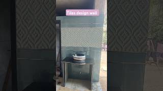 🏘️ Professional tiles design walltrending design viral reels shortsfeed home kitchen [upl. by Eadwina225]