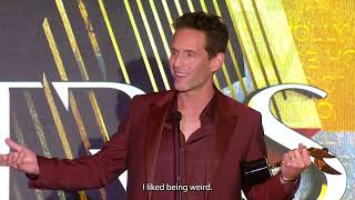 Glenn Howerton  Blackberry  Game Changer Award Acceptance Speech  Astra Film Awards [upl. by Powel]