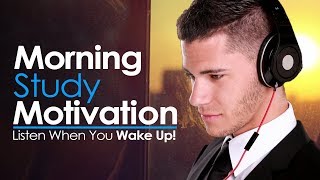 MORNING STUDY MOTIVATION  WAKE UP AND STUDY HARD Best Motivational Video for Success amp Study [upl. by Vadnee462]