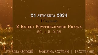 GodzinaCzytań  I Czytanie  24 stycznia 2024 [upl. by Llennod514]