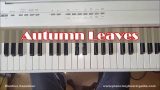 How To Play Autumn Leaves  Very Easy Piano Tutorial [upl. by Alexandra]