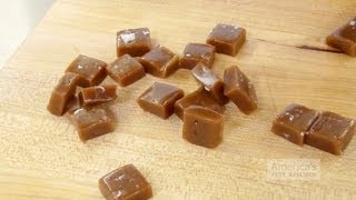 Americas Test Kitchen DIY Salted Caramels [upl. by Trilley]