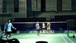 LCW 3 v 1 training with Chong wei feng and 2 others at Sydney Exhibition centre [upl. by Araiek]