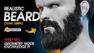 How to Create Beard Simple And Clean in Blender Full Guide [upl. by Dorothee533]