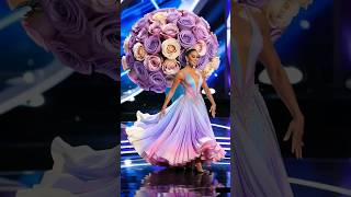 The Woman Performs a Fusion with a Giant Mix Rose on AGT agt americagottalent magic [upl. by Aicined348]