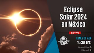 Eclipse solar 2024 en México Sigue su trayectoria EN VIVO [upl. by Timms995]