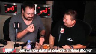 Jeff mange la friterie de MOMO  sur NRJ cauetofficiel [upl. by Base]