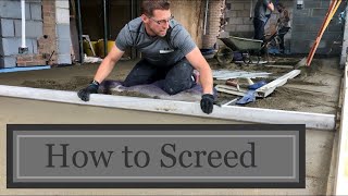 How to floor screed with sand and cement  Beginners guide plastering Guru [upl. by Rebah]