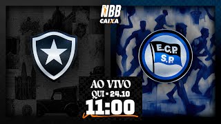 Botafogo X Pinheiros  NBB CAIXA 202425  24102024  Ao vivo e com imagens  1100 [upl. by Kenney]