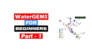 WaterGEMS Connect Edition Tutorial for Beginners Part  01 [upl. by Anuhsal]