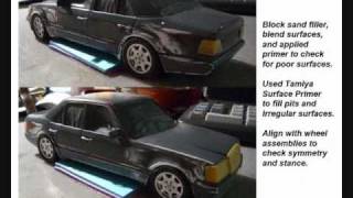 Revell Mercedes 500E Conversion Project [upl. by Eilsew]