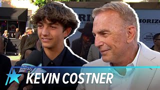 Kevin Costner TEARS UP After Hearing Son Hayes Praise His Work On ‘Horizon’ [upl. by Jodi]