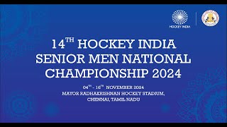 14th HOCKEY INDIA SENIOR MEN NATIONAL CHAMPIONSHIP 2024 MAYOR RADHAKRISHNAN HOCKEY STADIUMCHENNAI [upl. by Ynoyrb]