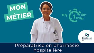 Mon métier en 1 min 50  Préparateur en pharmacie [upl. by Clein178]