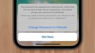 Why iPhone Says Your Password Was Leaked [upl. by Garland846]