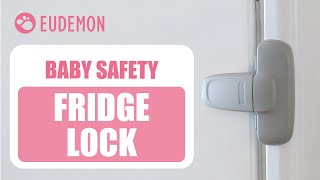 EUDEMON Baby Safety Freeze Door Lock Installation amp Use [upl. by Ajssatsan333]