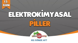 📌13GÜN  Elektrokimyasal Piller🤓 Kimya Adası aytkimya [upl. by Aikemehs]