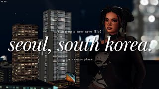 ☆ welcome to seoul ☆ starting a new save file  the sims 4 ☆ [upl. by Anik]