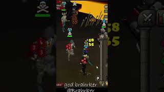 DISGUSTING FULL HP G MAUL KO bountyhunter oldschoolrunescape osrs gmaul zerker [upl. by Midan613]