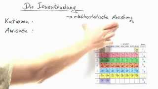 Die Ionenbindung leicht erklärt  Chemie  Allgemeine und anorganische Chemie [upl. by Soilisav748]