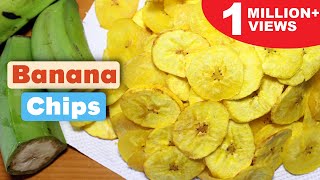 How to Make Banana Chips  Homemade Banana Chips Recipe  Kanaks Kitchen [upl. by Melisande527]