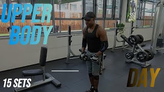 Bodybuilding Challenge 15 Upper Body Workout Sets Fitness Strength Training Muscle Exercise [upl. by Nihahs402]