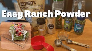 Buttermilk Ranch Powder  No Maltodextrin or MSG  Make Dressings Dips Rubs etc [upl. by Rasla32]