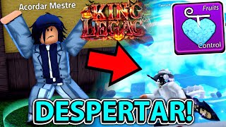 COMO DESPERTAR A CONTROL AWK E SHOWCASE NO KING LEGACY [upl. by Friedlander]