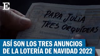 Los anuncios de la lotería de navidad 2022  EL PAÍS [upl. by Atteuqehs]