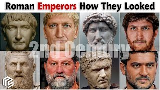 2nd Century Roman Emperors  Realistic Face Reconstruction Using AI and Photoshop [upl. by Urial]