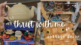 Cottage Home Decor Thrift With Me [upl. by Airretal]