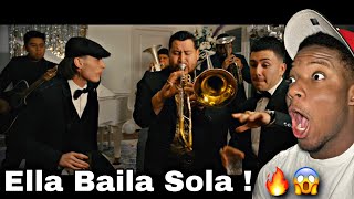 Black Guy Reacts To Ella Baila Sola  Video Oficial  Eslabon Armado y Peso Pluma [upl. by Valentijn626]